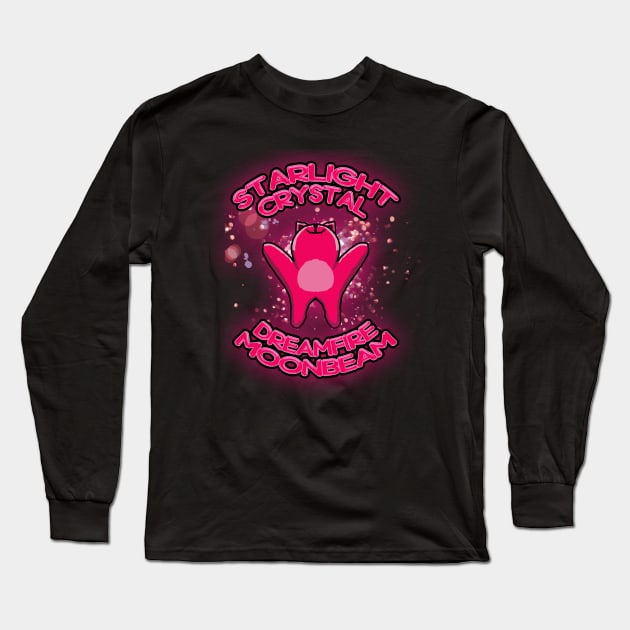 Starlight Crystal Dreamfire Moonbeam Long Sleeve T-Shirt by Reasons to be random